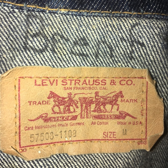 Levi's Vintage 1980's Acid Washed Denim Jacket - Picture 8 of 8